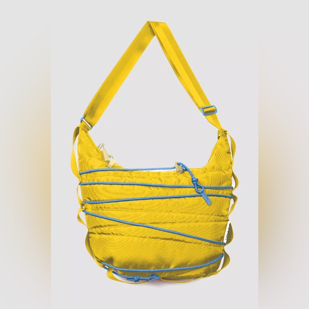 NWT Baboon to the moon moonbag in amber (bright yellow)